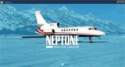 Desktop Screenshot of neptuneaviationcharter.com